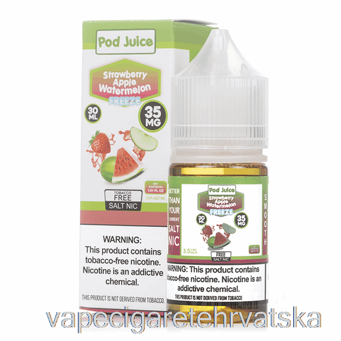 Vape Hrvatska Zamrznuti Jagoda Jabuka Lubenica - Sok Od Mahuna - 30ml 35mg
